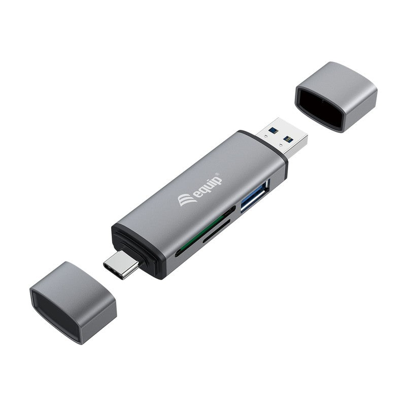 EQUIP HUB, CARD READER WITH USB 3.0 HUB