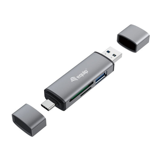 EQUIP HUB, CARD READER WITH USB 3.0 HUB