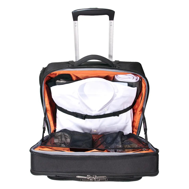 EVERKI JOURNEY TROLLEY BRIEFCASE | Fits up to 16 inch laptops | Smart clothing compartment for short travel days