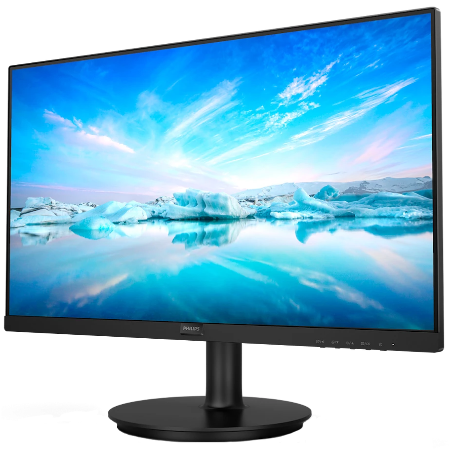 PHILIPS VALUE ANTI-GLARE 21,5" MONITOR VA RESPONSE: 4MS RESOLUTION: 1920 X 1080 (FHD) RR: 100HZ HDMI, VGA, AUDIO OUT SPEAKER: NO POWER SUPPLY: BUILT- IN TILT: YES SWIVEL: NO PIVOT: NO H ADJUST: NO VESA: YES ACCESSORIES: HDMI AND VGA CABLES WARRANTY: 3Y CA