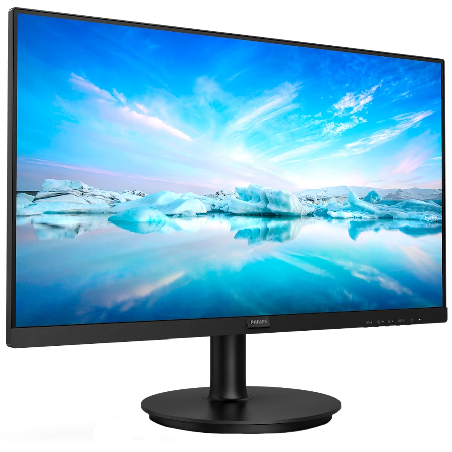 PHILIPS VALUE ANTI-GLARE 21,5" MONITOR VA RESPONSE: 4MS RESOLUTION: 1920 X 1080 (FHD) RR: 100HZ HDMI, VGA, AUDIO OUT SPEAKER: NO POWER SUPPLY: BUILT- IN TILT: YES SWIVEL: NO PIVOT: NO H ADJUST: NO VESA: YES ACCESSORIES: HDMI AND VGA CABLES WARRANTY: 3Y CA