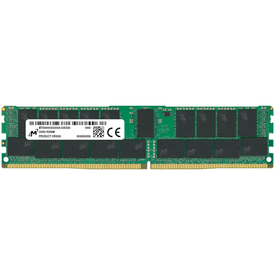 Micron DDR4 RDIMM 64GB 2Rx4 3200 CL22 (16Gbit) (Single Pack)
