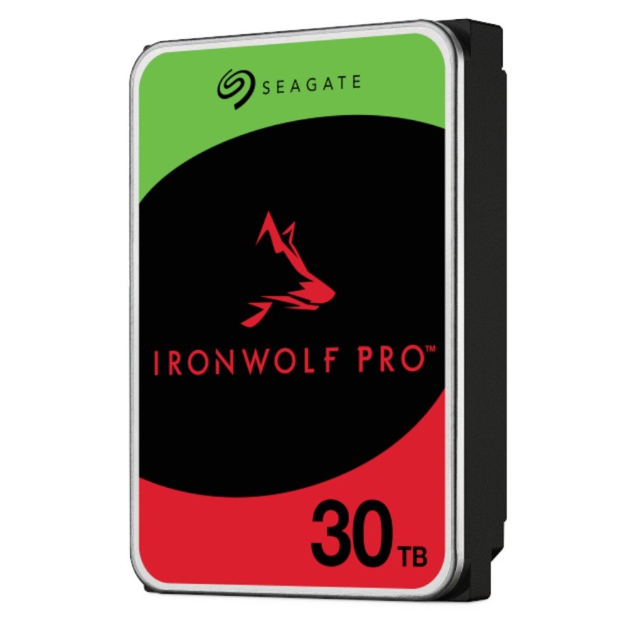 Seagate Ironwolf Pro ST30000NT011 30TB 3.5'' HDD NAS Drives 7200 RPM; SATA 6GB/s Interface; 256MB Cache;550TB/Year; Unlimited Ba