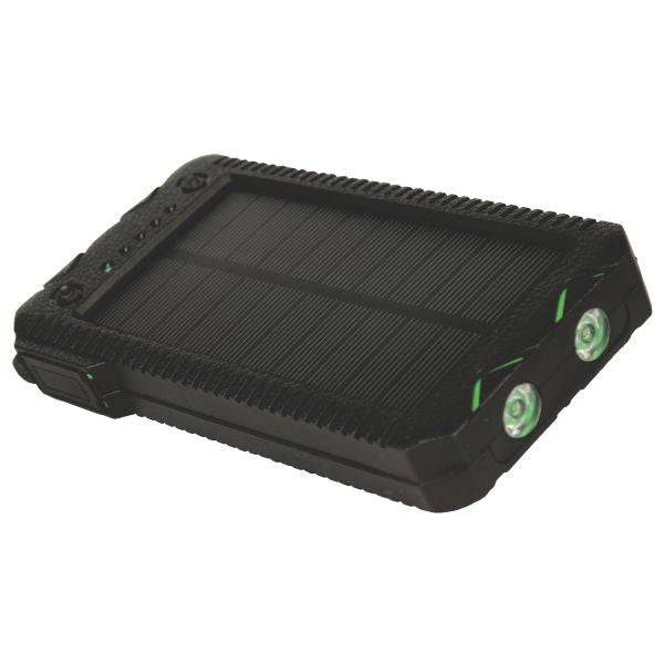 Surviva Solar Power Bank with Flashlight & Lighter 12000mAh