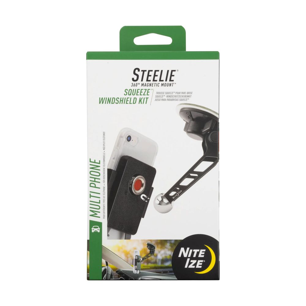 Nite Ize Steelie Squeeze Windshield Kit