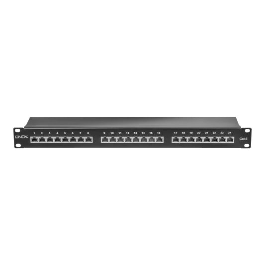 Lindy 24 Port Stp 1u Cat6 Patchpanel Black (25990) — Lindy | Guards on Duty Shop