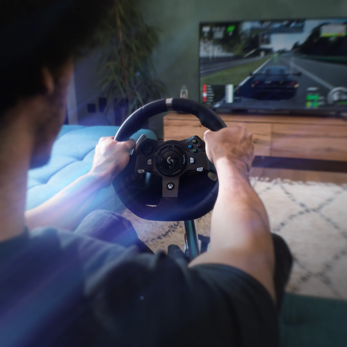 Logitech Gaming Steering Wheel G920 Driving Force USB definitive sim racing wheel exclusively for the latest Xbox On and PC l