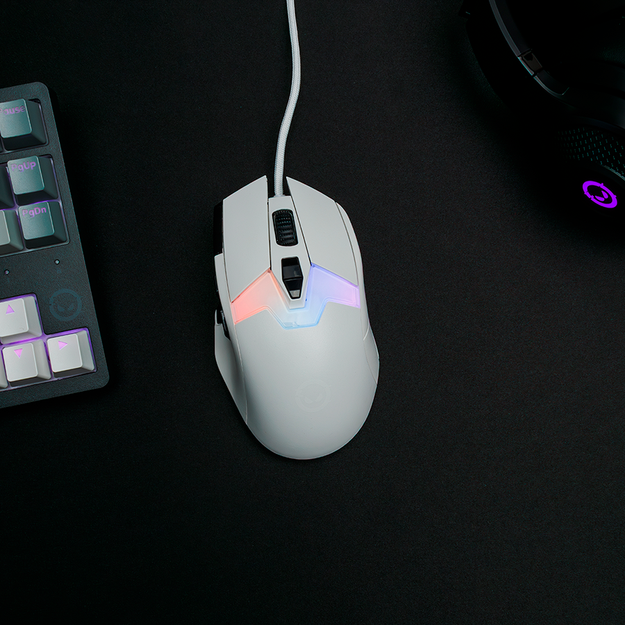 LORGAR MSP80, 8000 Hz Gaming Mouse Pro, White