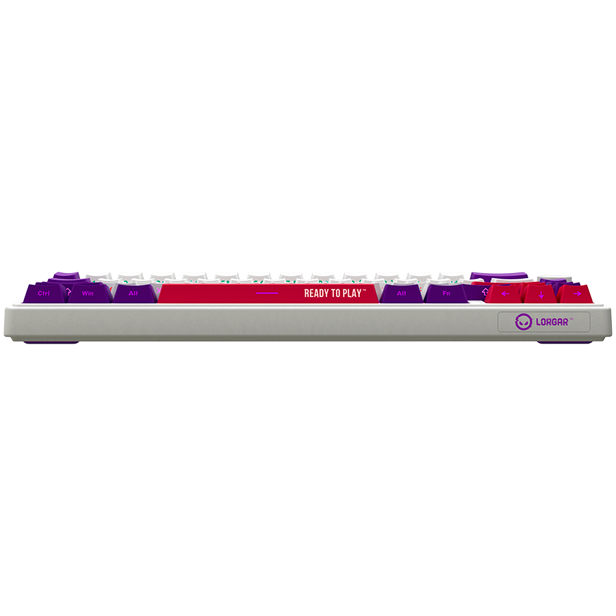 LORGAR KBP70MW, Wireless 65% Mechanical Gaming Keyboard Pro, White, EN layout