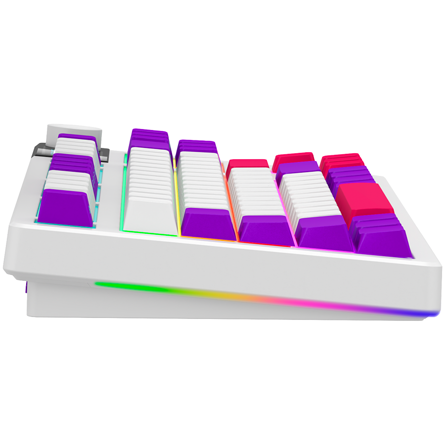 LORGAR KBP70TKLW, Wireless TKL Mechanical Gaming Keyboard Pro, White, EN layout