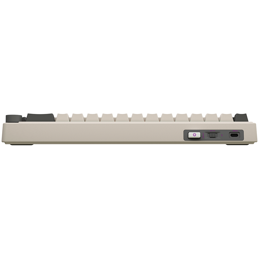 LORGAR KBP70MW, Wireless 65% Mechanical Gaming Keyboard Pro, Beige, EN layout