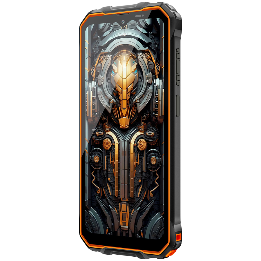 OSCAL Rugged smarthone Marine 2 LTE 6.56-inch HD 720x1612 90Hz Octa-core T615 up to 1.8 GHz RAM 4GB ROM 64GB Cam Rear 16MP Front 8MP 4G LTE WiFi BT Battery 11000mAh GPS+GLONASS+Beidou+Galileo & IP68/IP69K/MIL-STD-810H Android 15 Orange
