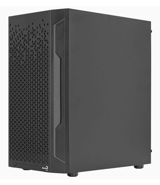 Aerocool Trinity Mini Black tower case - 2x 140mm and 1x 120mm RGB included - Micro ATX - 2x3.5'' or 3x 2.5'' - 240mm radiator