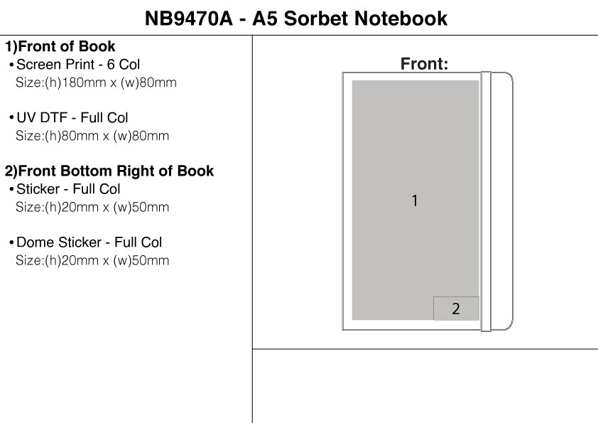 A5 Sorbet Notebook