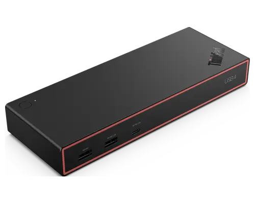 LENOVO ThinkPad USB4 Dock 5000 | Support for 4xMonitors|2xDP|1xHDMI|1xUSB-C|4xUSB 3.2|RJ45|65 Watt Charging|3yr CI