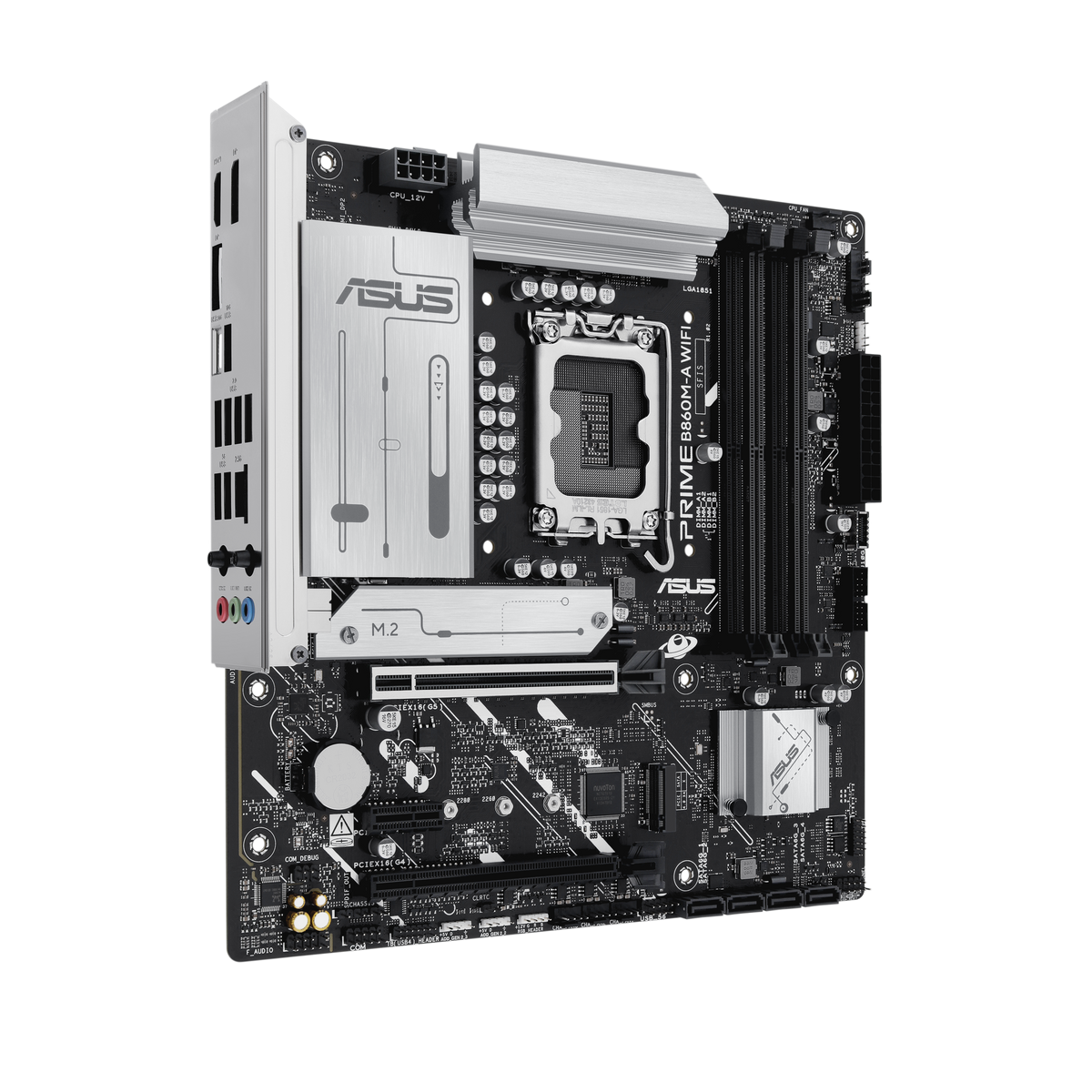 ASUS Motherboard/mATX/LGA1851/4xDDR5/Max.256GB/2xM.2/4xSATA/1xPCIe5*16/1xPCIe4*16/1xPCIe4*1/1xHDMI/2xDP/RAID