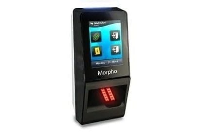 Idemia SIGMA Lite with display IP65* (Ident 1:500 persons) with Mifare/Desfire Card Reader (extendable to 20 000)