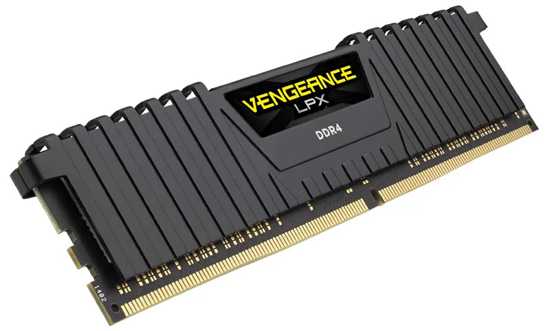 Corsair VENGEANCE® LPX 8GB (1 x 8GB) DDR4 DRAM 2666MHz C16 Memory Kit; 16-18-18-35; 1.2V; Black
