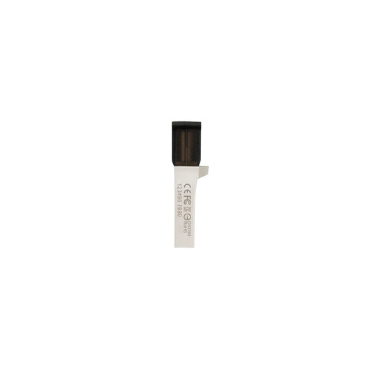 TRANSCEND 128GB JETFLASH 890 USB-C & USB 3.1 OTG FLASH DRIVE - SILVER