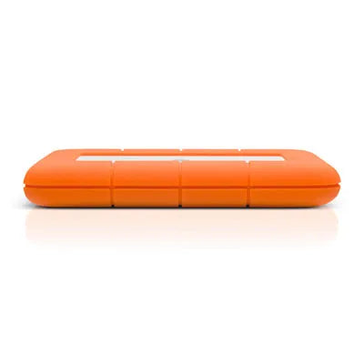 Seagate LaCie 1TB Rugged Mini USB-C; USB3.0; Drop; Crush and Rain Resistant - Silver and Orange.