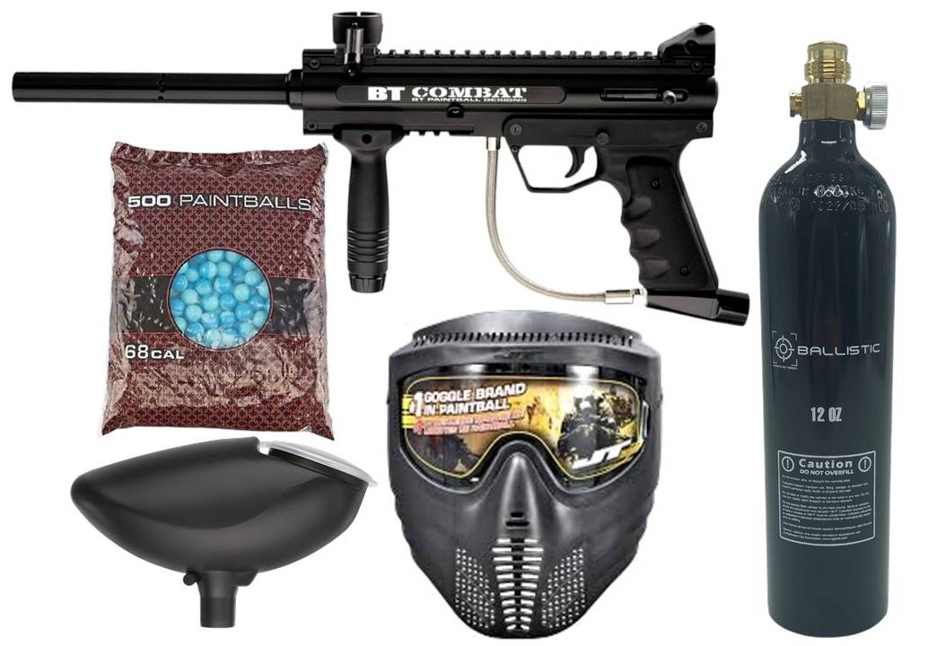 Empire BT4 Combat Paintball Marker Black - 17020 Combo