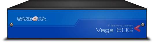 Sangoma - Vega 60 4 FXS Analog Gateway, connecting VoIP and PSTN. Connects directly to PSTN