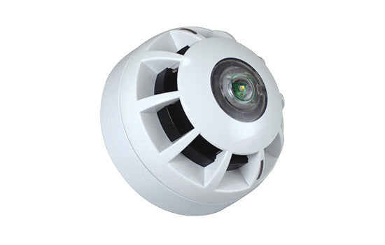 CAST Compact C-3-8 Ceiling Visual Alarm Device White - Provides C-3-8 light distribution when ceiling mounted, Onboard short circuit loop isolator, IP21C (Type A) rated.