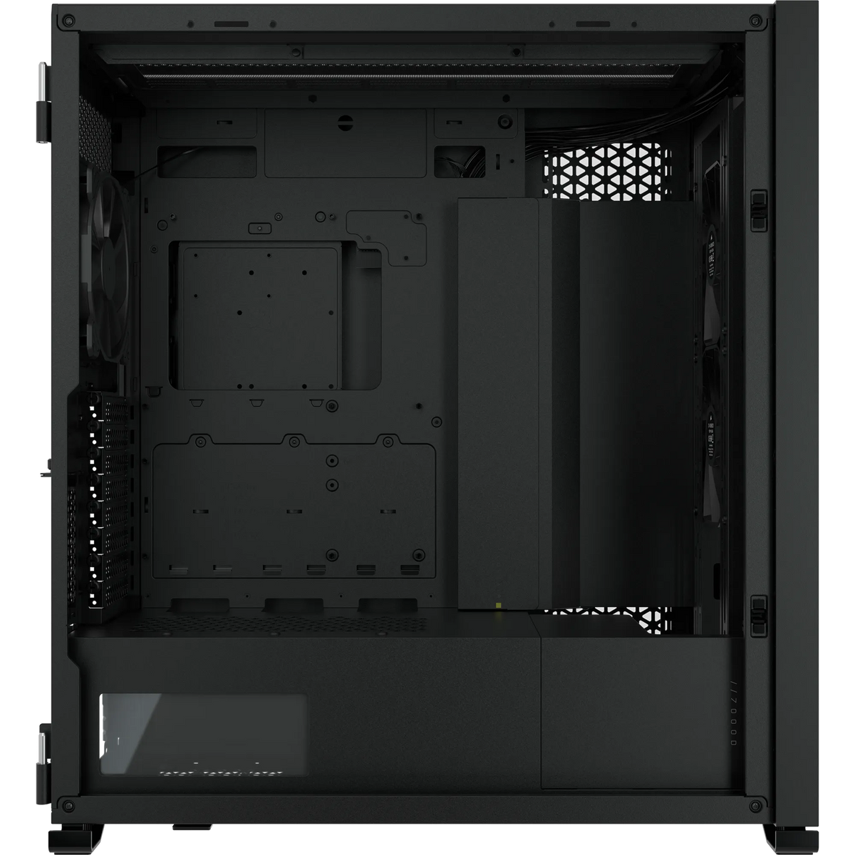 7000D Airflow Black Tempered Glass Full Tower; 6x 3.5'' | 4x 2.5'' Drive Bays ; 480mm Radiator Compatible; 3x140mm fan incl