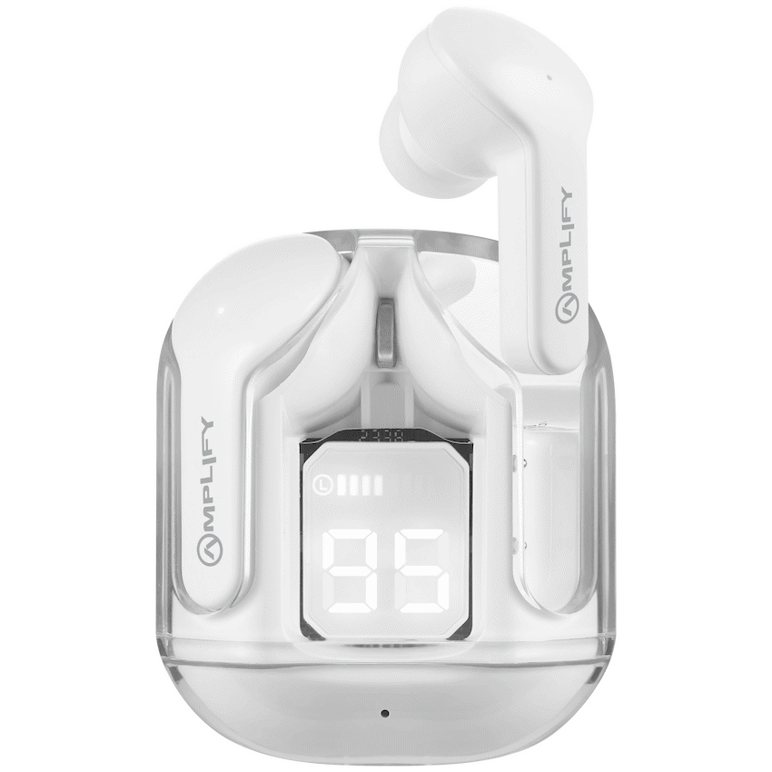 Amplify Lumina Series TWS Earphones - White - Guards On Duty Shop & Security Guards