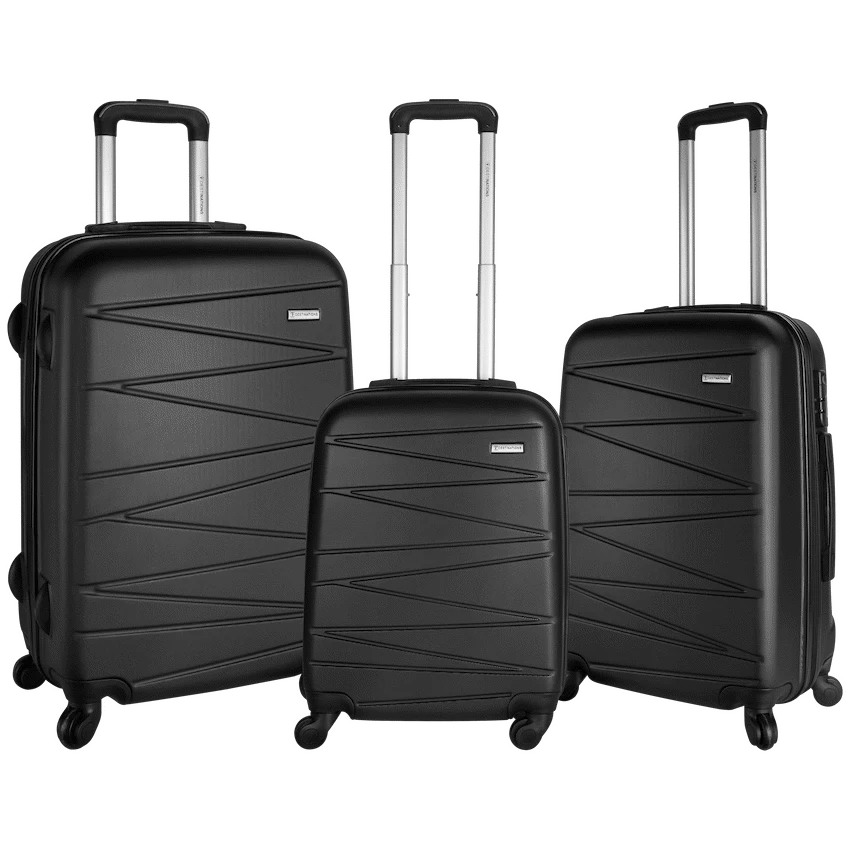 Destinations Capri series 3 Piece Trolley Luggage Set - dark grey - Guards On Duty Shop & Security Guards