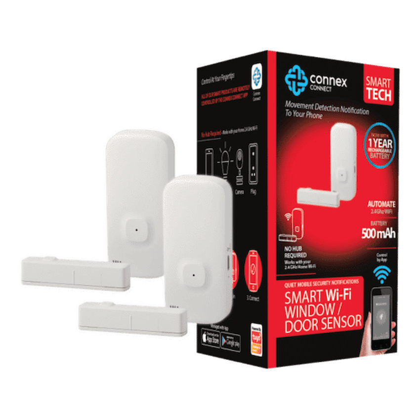 Smart Wi-Fi Door Window Sensor Rechargeable Twin Pack - Guards On Duty Shop & Security Guards