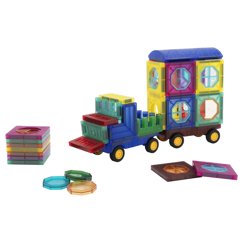 43 Magnetic Tiles with Windows and Car Parts - Guards On Duty Shop & Security Guards