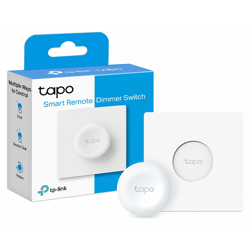 TP-Link Tapo S200D Smart 868mhz Remote Dimmer Switch with CR2032 Battery