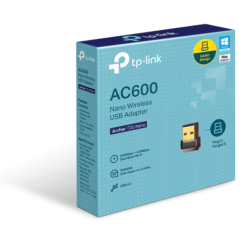 Archer T2U Nano AC600 Wireless USB Adapter
