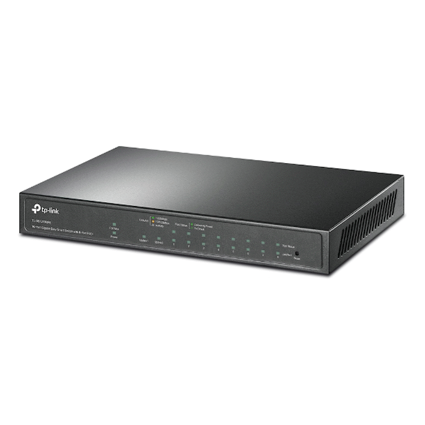 TL-SG1210MPE 10-Port Gigabit Easy Smart Switch with 8-Port PoE+