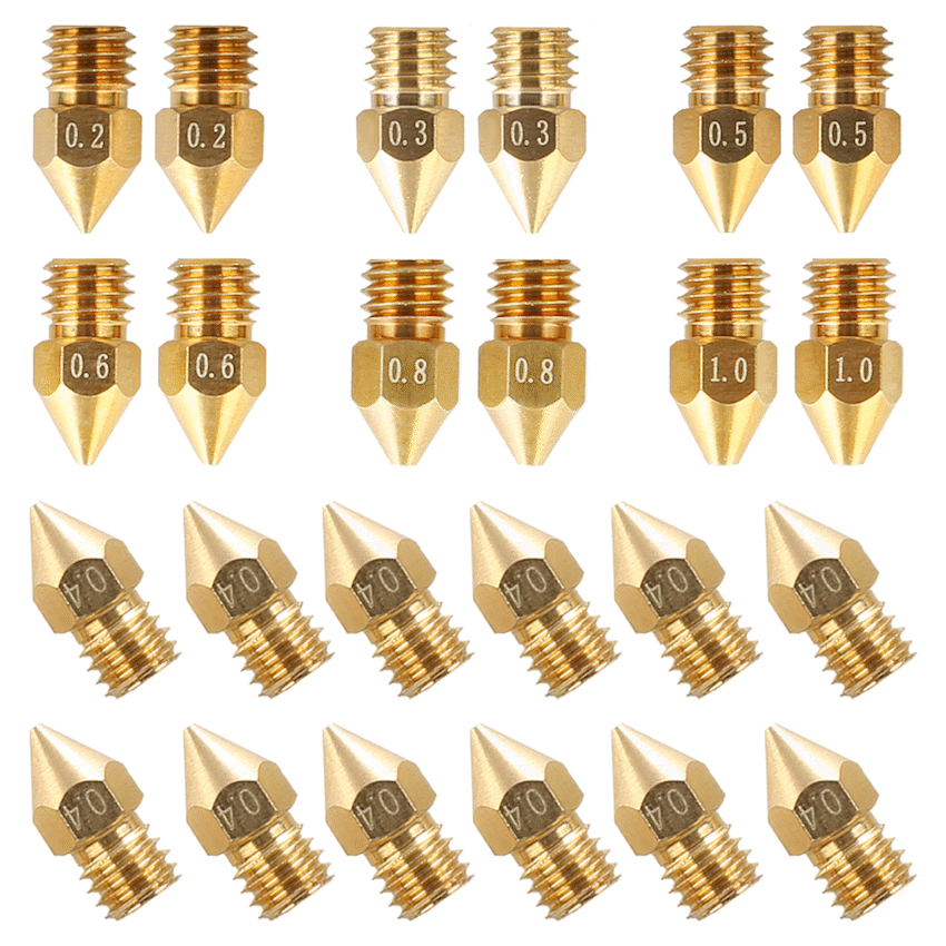 Creality MK8 Nozzle 24-Piece Package - Guards On Duty Shop & Security Guards