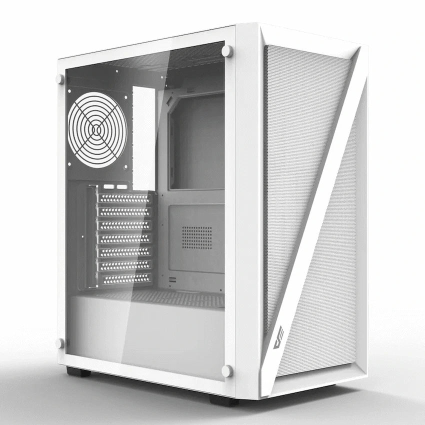 darkFlash Computer Case DK260 Air White (with 4 ARGB Fans) - Guards On Duty Shop & Security Guards