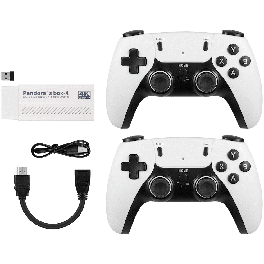 VX Gaming 4K VX Pro Game Console with Wireless Controllers - White