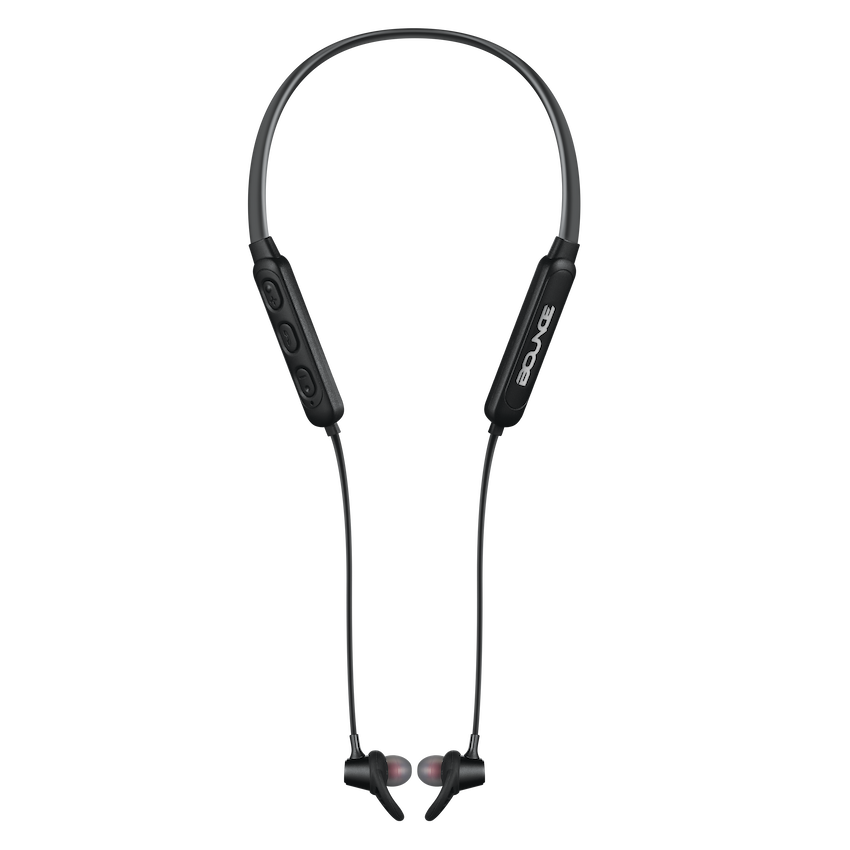 Bounce Bachata Series Bluetooth Earphones with Neckband - Black - Guards On Duty Shop & Security Guards