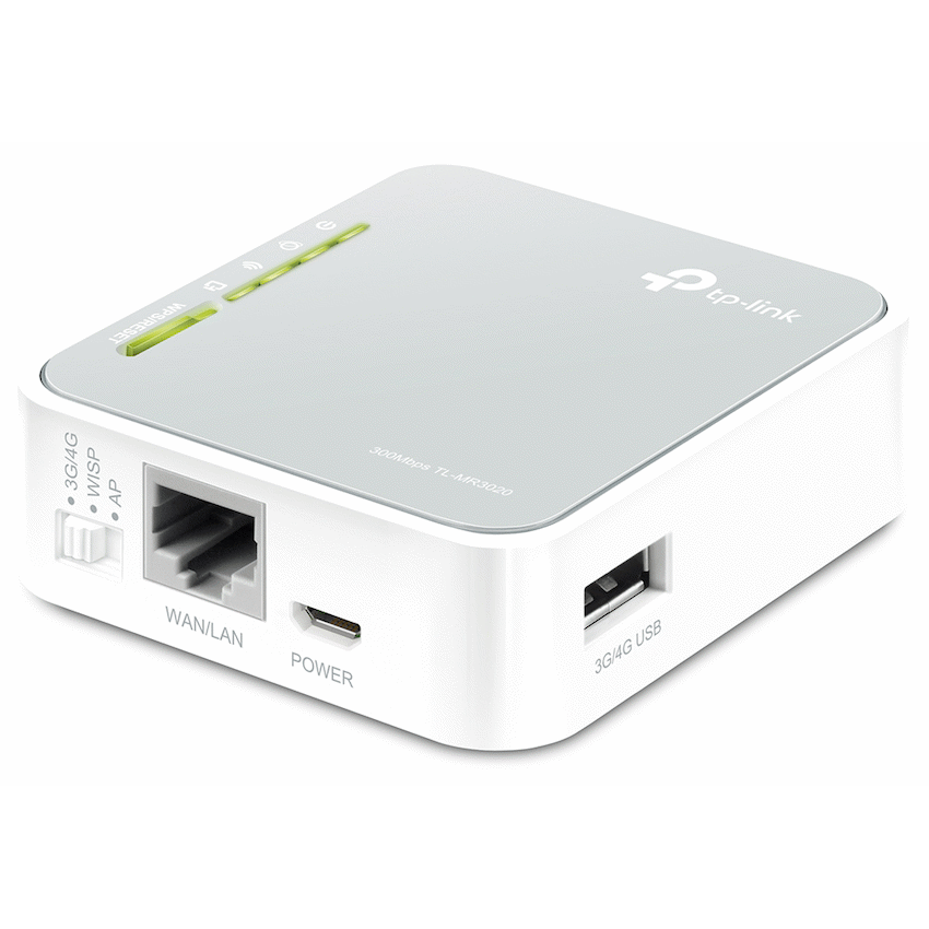 TL-MR3020 N300 Wireless Dual-Band 4G LTE Router