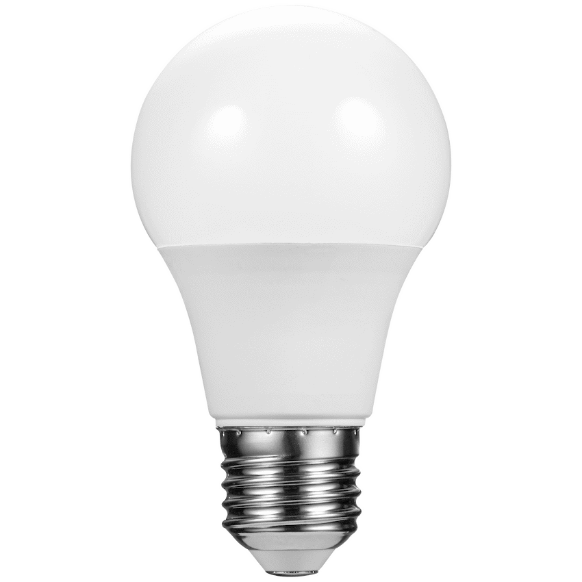 Switched 7w A60 Light Bulb E27 - Cool White