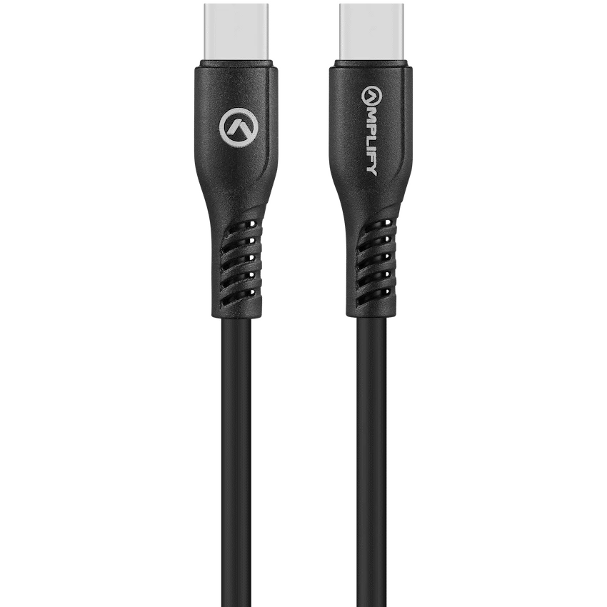 Amplify CoreCharge 1.2m USB-C to USB-C Cable - Black - Guards On Duty Shop & Security Guards