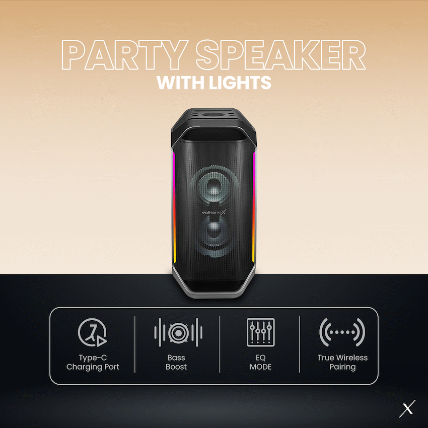 VolkanoX Thermix Series Party Speaker