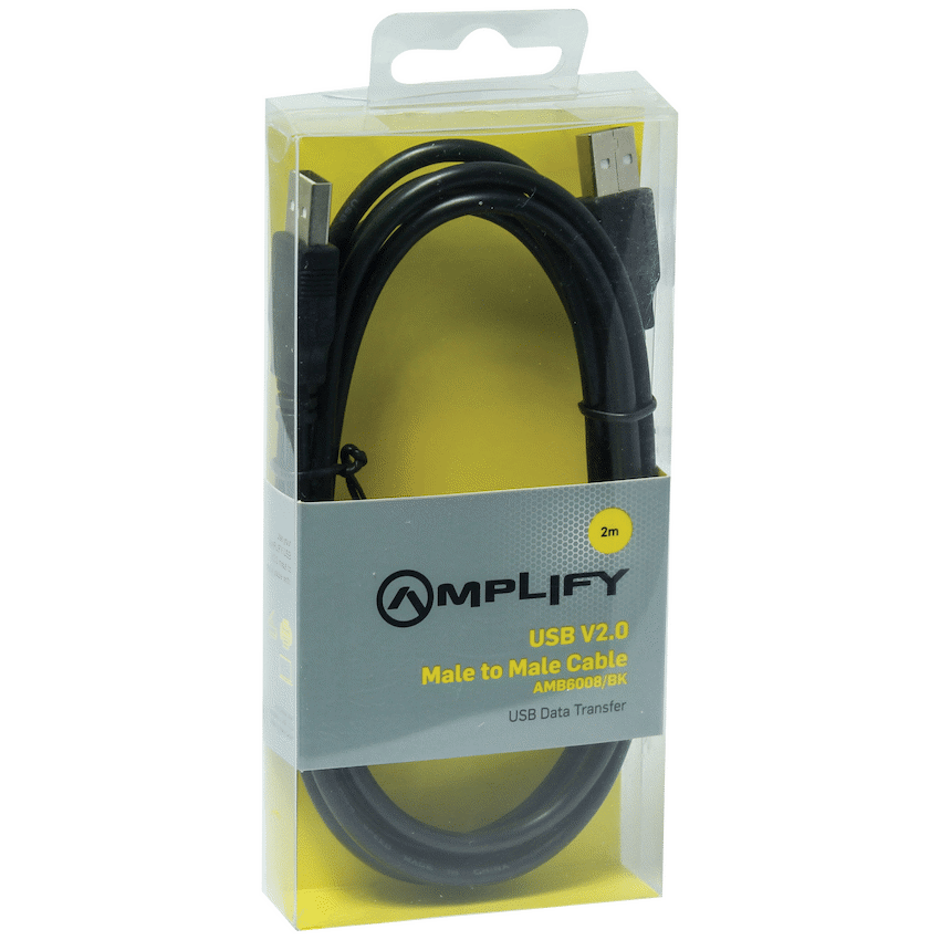 Amplify Cable - USB 2.0 AM to AM 2m - Guards On Duty Shop & Security Guards
