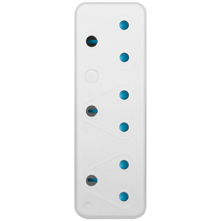 Ellies 3-Way 3-Pin Adaptor