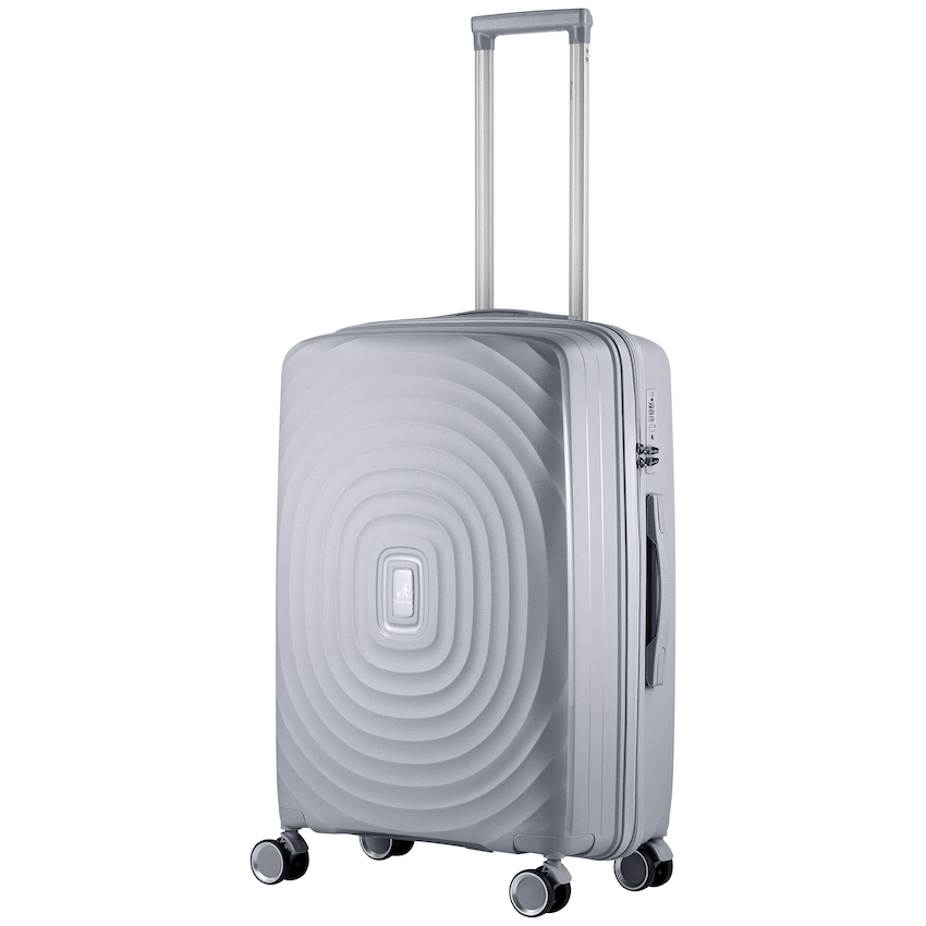 Travelwize Ripple PP 4-Wheel Spinner 75cm Luggage - Platinum