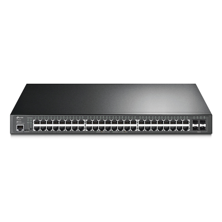 TP-Link Omada 52-Port Gigabit PoE+ L2+ Switch 48×1G PoE+ 4×1G SFP 384W 1U Rackmount