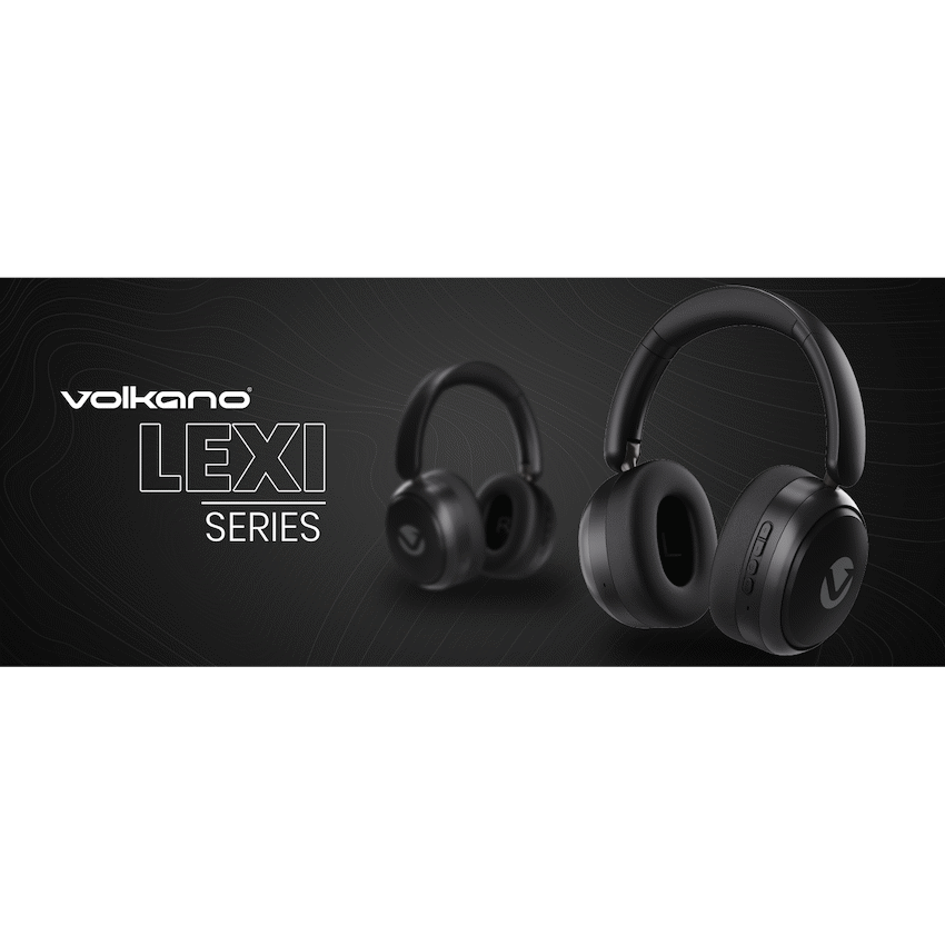 Volkano Lexi Bluetooth Headphone with ANC - Black