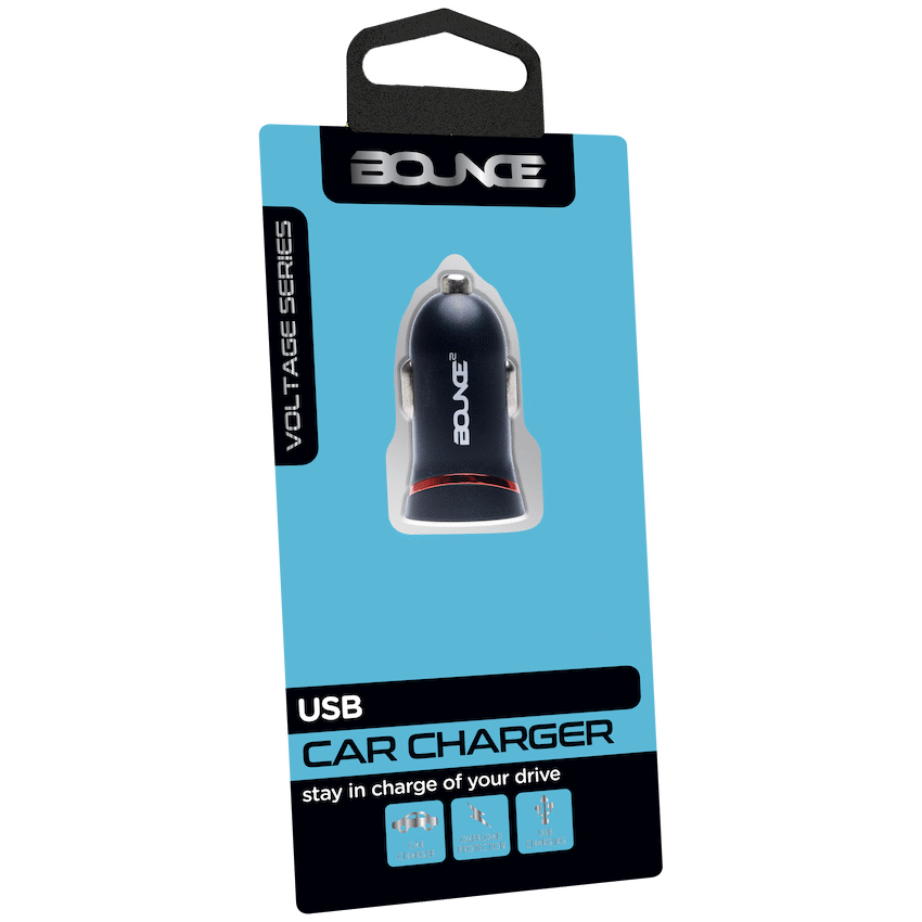 Bounce Voltage Series USB Car Charger 1a - Guards On Duty Shop & Security Guards