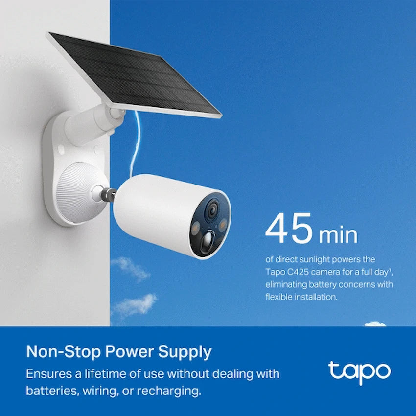 Tapo TP-Link Tapo Solar-Powered Security Camera Kit